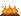 An active campfire